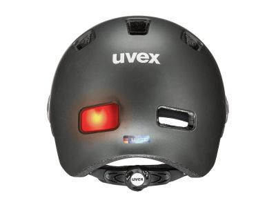 uvex Rush visor helmet, dark silver mat