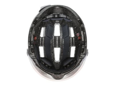 uvex Rush visor helmet, dark silver mat