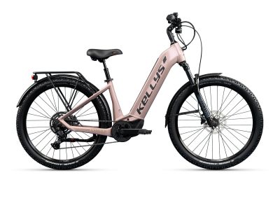 Kellys Estima X40 27.5 női elektromos kerékpár, rózsaszín arany