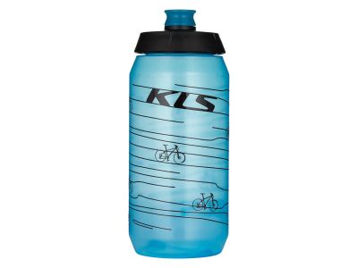 Kellys KOLIBRI bottle, 550 ml, transparent blue