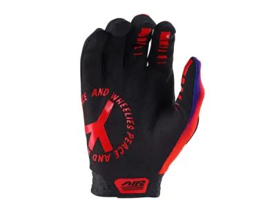 Troy Lee Designs Air Handschuhe, klares Schwarz/Rot