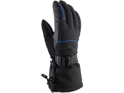 Viking Bormio rukavice, čierna/modrá