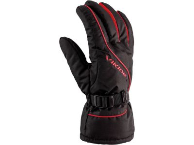 Viking Devon gloves, black/red