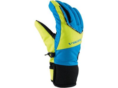 Viking Fin children&#39;s gloves, blue/yellow