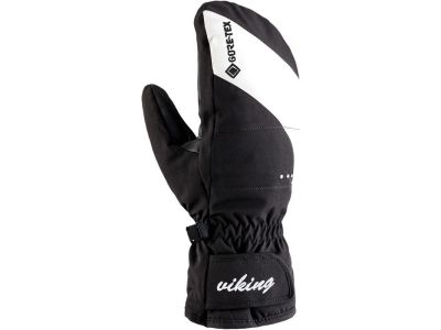Viking Sherpa gtx mitten dámske rukavice, čierna/biela