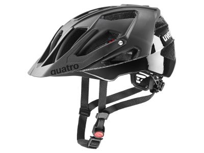 uvex Quatro cc Helm, komplett schwarz