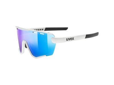 uvex Sportstyle 236 S set glasses, cloud mat/mirror blue S3