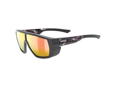 uvex Mtn stílusú P szemüveg, fekete/rózsaszín teknős matrac s3