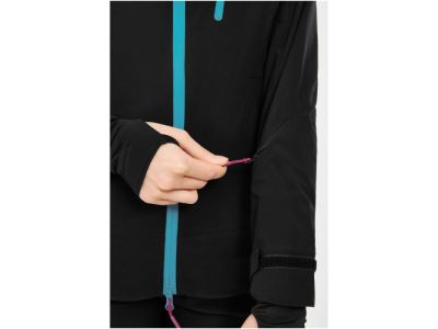 Viking Trek Pro Lady women's jacket, black/turquoise