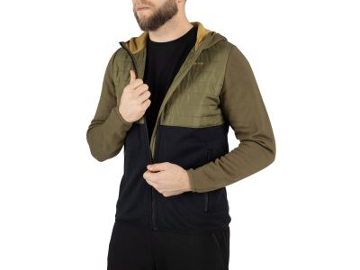 Viking Creek bamboo sweatshirt, olive/black