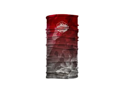 CTM WRAP scarf, marble badge red