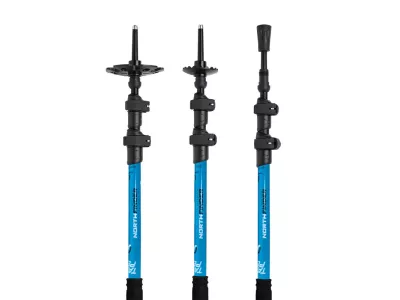 Northfinder TATRA PEAK poles, 68 - 135 cm, turquoise