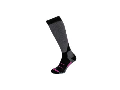 Blizzard Wool Sport Junior ski children&amp;#39;s socks, black/pink
