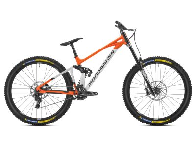 Mondraker Summum 29 bicycle, dirty white/orange