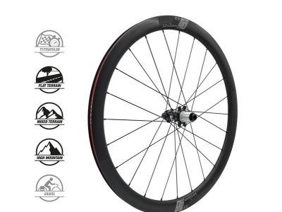 Vision SC40 DB-CL 28&quot; wheel set, disc, tire, fixed axle, Shimano HG