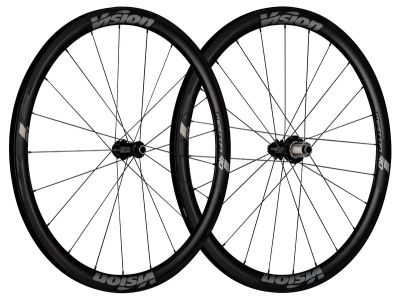 Vision METRON40 SL DB-CL 28&amp;quot; wheelset, disc, tyre, carbon, fixed axle, Shimano HG