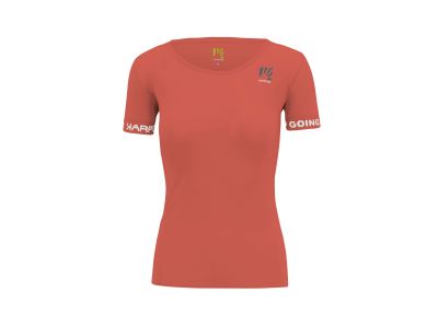 Tricou dama Karpos EASYFRIZZ, coral fierbinte