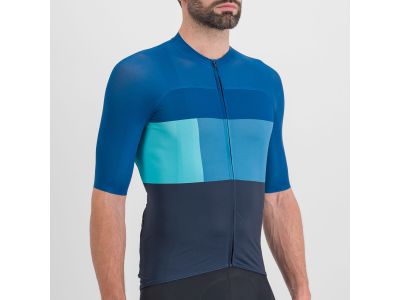 Koszulka rowerowa Sportful SNAP, galaktyczny niebieski/pomegranateowy jagodowy
