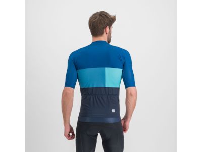Koszulka rowerowa Sportful SNAP, galaktyczny niebieski/pomegranateowy jagodowy
