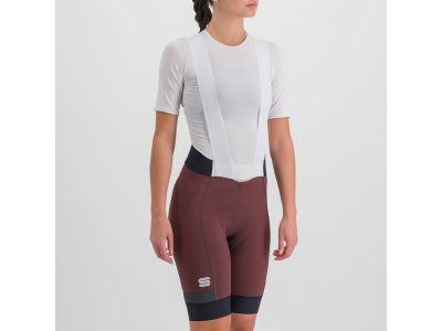 Sportful SUPERGIARA Damen-Shorts mit Hosenträgern, Heidelbeere