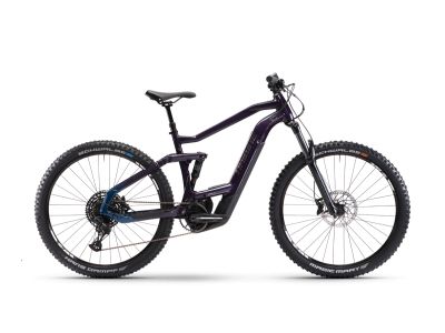 Haibike AllTrail 8 29 electric bike, gloss fade purple chrome