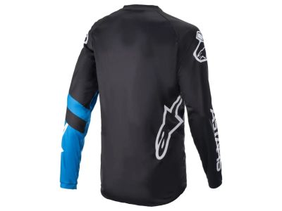 Koszulka rowerowa Alpinestars Racer V3, czarno-jasnoniebieska