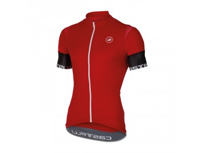 Castelli ENTRATA 2 pánský dres FZ, červená