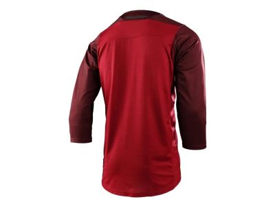 Tricou Troy Lee Designs Ruckus 3/4, camber oxblood