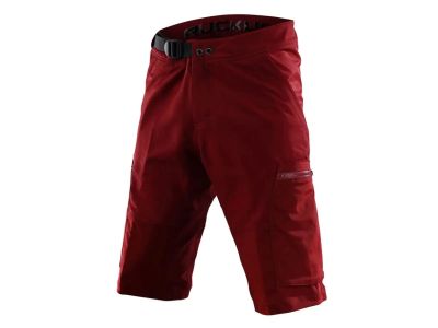 Troy Lee Designs Ruckus Cargo-Shorts, einfarbiges Ochsenblut