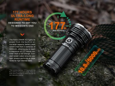 Fenix ​​LR40R V2.0 rechargeable flashlight