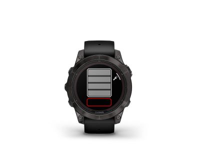Garmin fenix 7 Pro Sapphire Solar watch, Carbon Gray DLC Titanium, Black Band