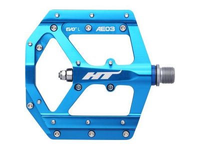 HT HTI-AE03 platform pedals, blue