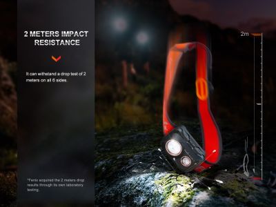 Fenix HL32R-T rechargeable headlamp, 800 lm, red