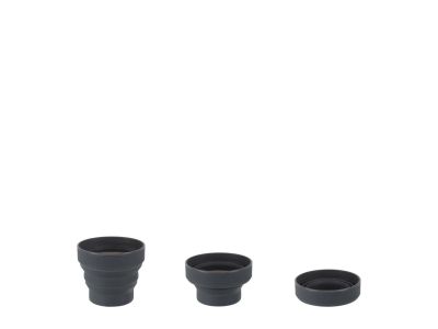 LIFEVENTURE Ellipse Flexi Mug folding mug, 350 ml, graphite
