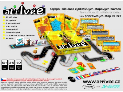 ARRIVÉE - paradise for cyclists, board game