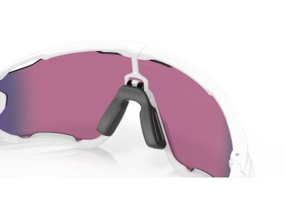 Oakley Jawbreaker Brille, Polished White/Prizm Road Lenses