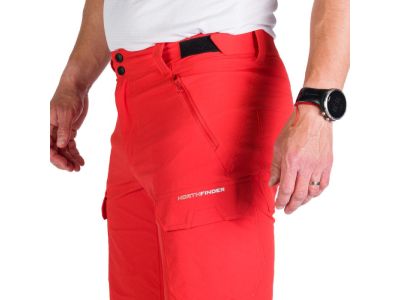 Pantaloni Northfinder RUSTY, roșu foc