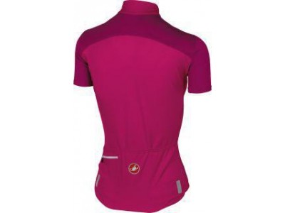Damska koszulka rowerowa Castelli ISPIRATA FZ w kolorze różowym
