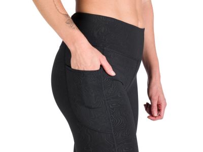 Northfinder GAIL 3/4 női leggings, fekete mintás
