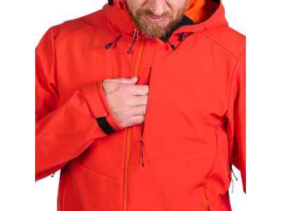 Jachetă Northfinder MONTE, roșu portocaliu