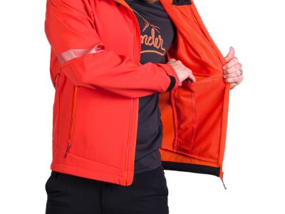 Jachetă Northfinder MONTE, roșu portocaliu