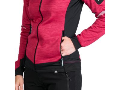 Northfinder PAT női pulóver, cseresznye/fekete