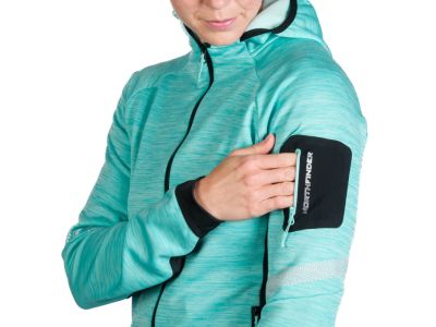 Northfinder PAT dámska mikina, lightblue/black