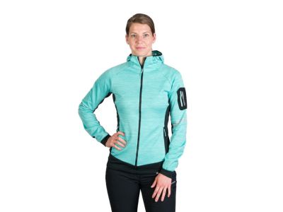 Northfinder PAT Damen-Sweatshirt, hellblau/schwarz