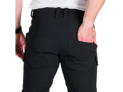Spodnie zapinane na zamek Northfinder MATT w kolorze czarnym