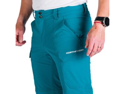 Northfinder MATT odzipovatelné kalhoty, petroleum