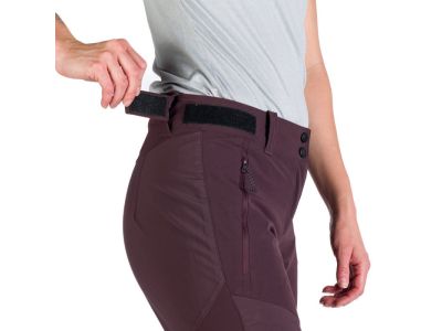 Spodnie damskie Northfinder MYRNA w kolorze śliwkowym