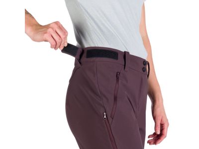 Spodnie damskie Northfinder SUZANNE w kolorze śliwkowym