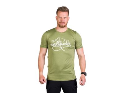 Koszulka Northfinder COLTER w kolorze zielonego melanżu