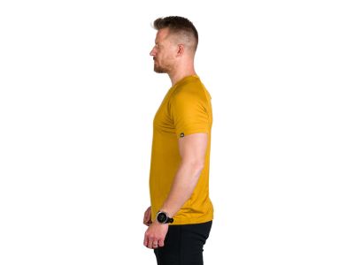 Koszulka T-shirt Northfinder TYRELL, złotożółta